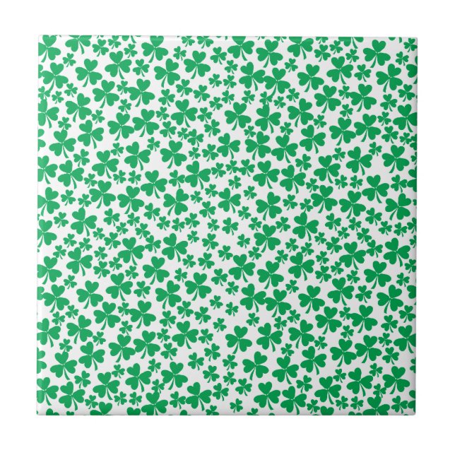 Multiple Shamrocks Tile (Front)