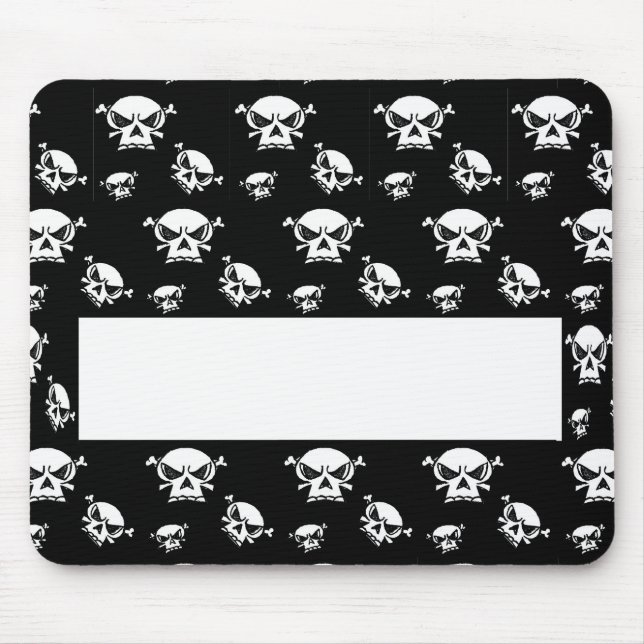 Multiple Skulls Template Mouse Mat (Front)