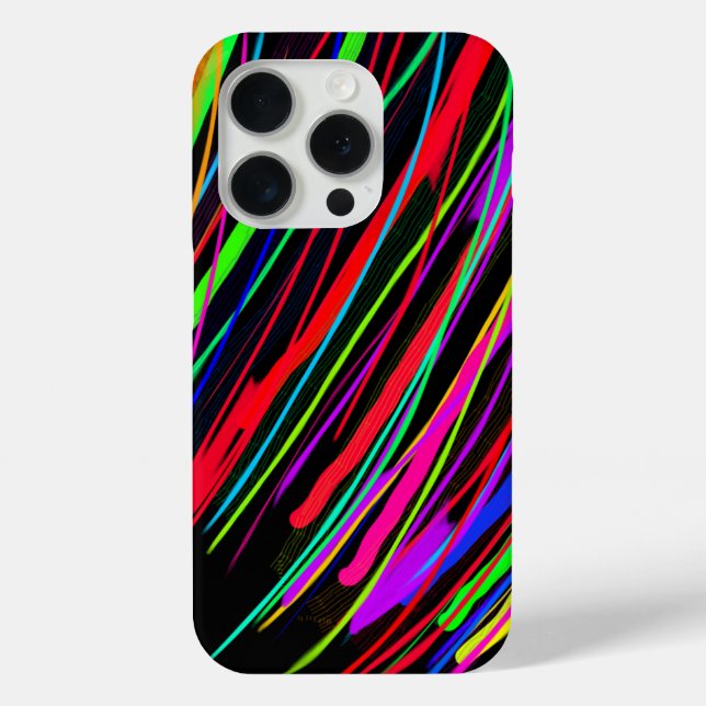 multiple striped Stratos colours iPhone wallet cas Case-Mate iPhone Case (Back)