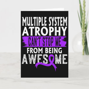Multiple System Atrophy Msa Awareness Can't Stop M Card