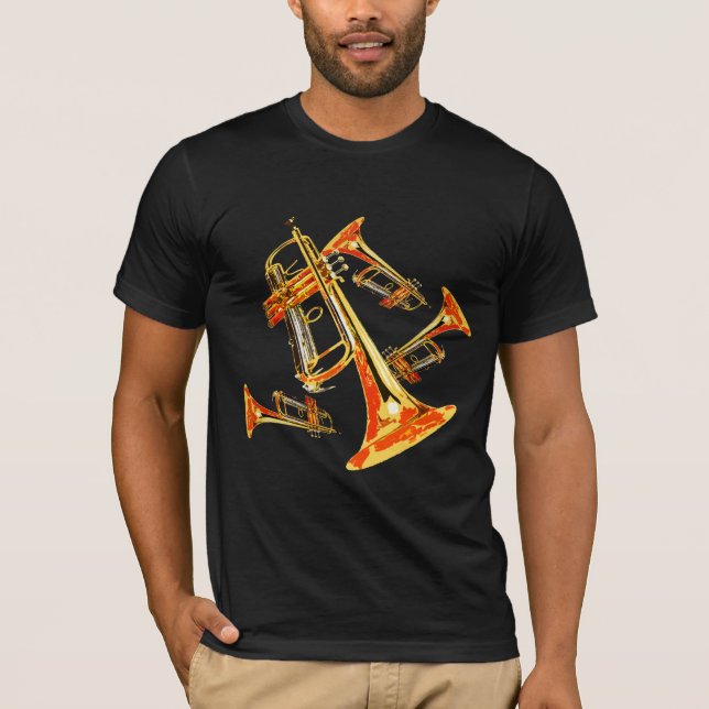 Multiple Trumpets T-Shirt (Front)