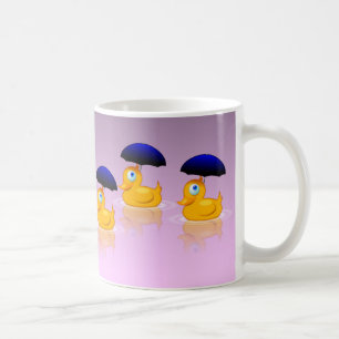 Multiple Umbrella Ducks Coffee Mug