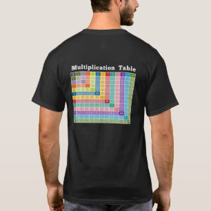 Multiplication Table for Teachers and Math Geeks T-Shirt