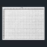 Multiplication Table Poster<br><div class="desc">Multiplication Table. Great tool for a math teacher. Students struggle with their tables all the way to high school. A great gift for the math classroom.</div>