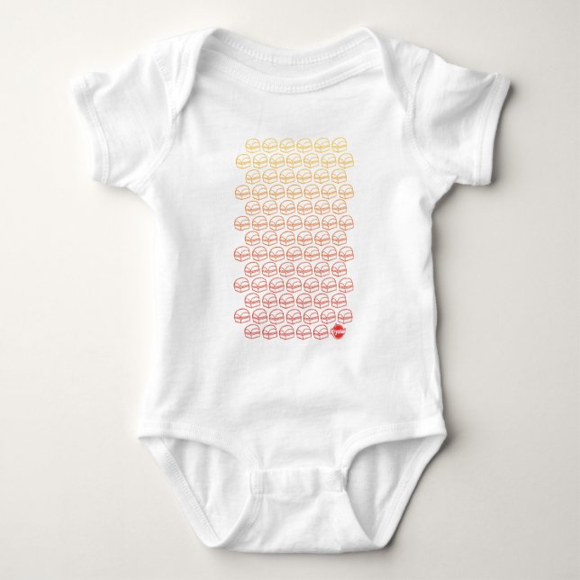 Multiply Krystals Baby Bodysuit (Front)