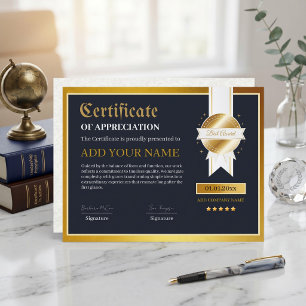 Multipurpose Achievement & Recognition Certificate