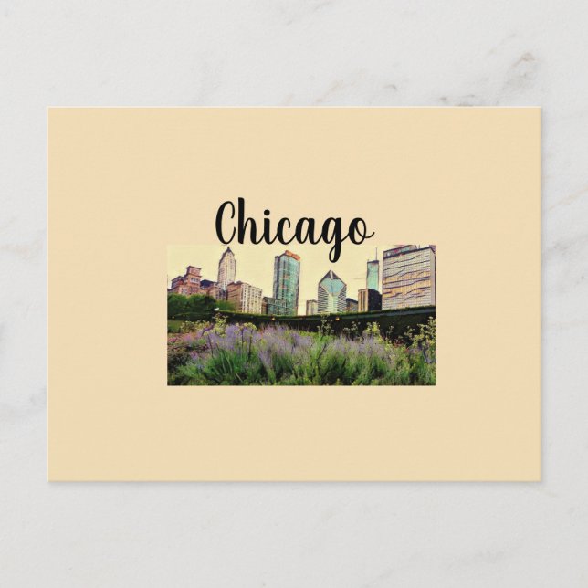 Multipurpose Chicago, IL  skyline postcard (Front)