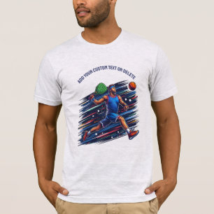 Multisport Pickleballer Sports Lovers Basketball  T-Shirt