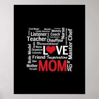 Multitasking Mum - Mother's Day or Mum's Birthday Poster