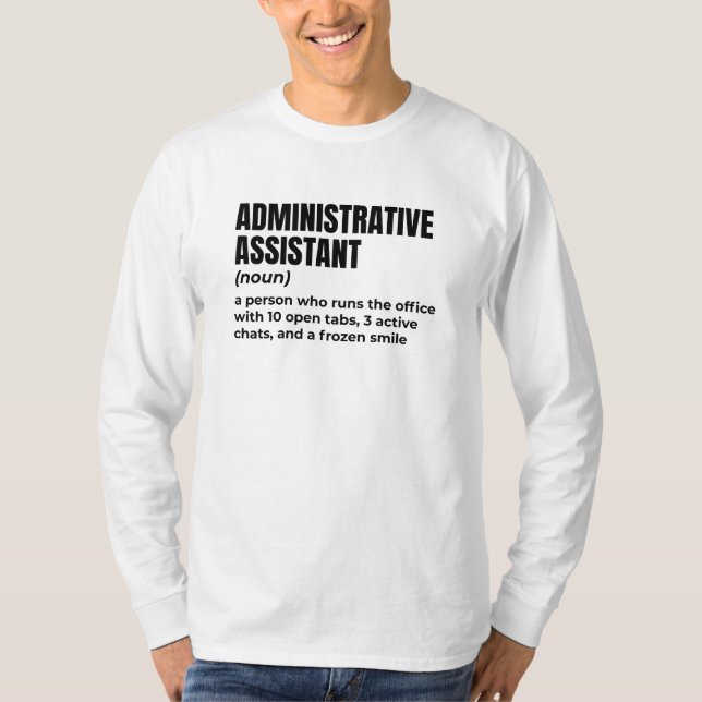 Multitasking Ninja: Admin T-Shirt (Front)