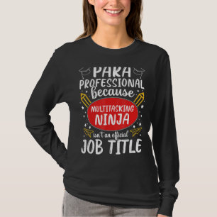 Multitasking Ninja Paraprofessional Appreciation A T-Shirt