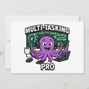 Multitasking Octopus Classroom Learner Pro Invitation