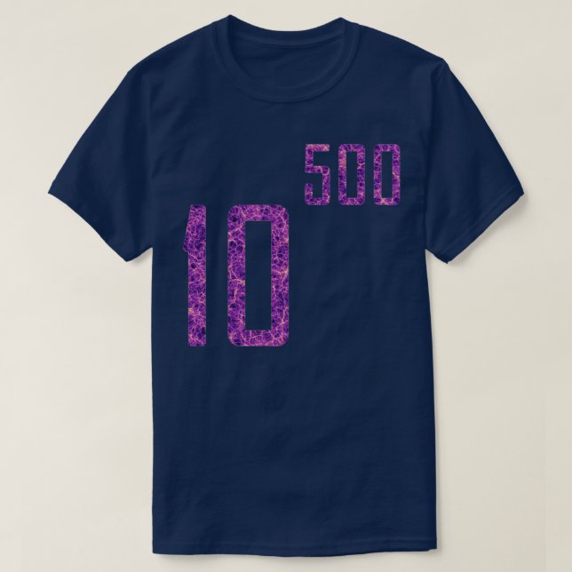 Multiverse String theory 10500 T-Shirt (Design Front)