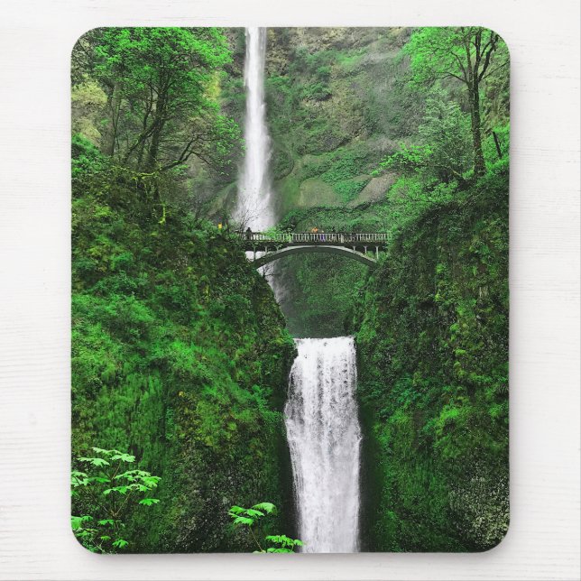 Multnomah Falls #1-2 Mouse Pad (Front)