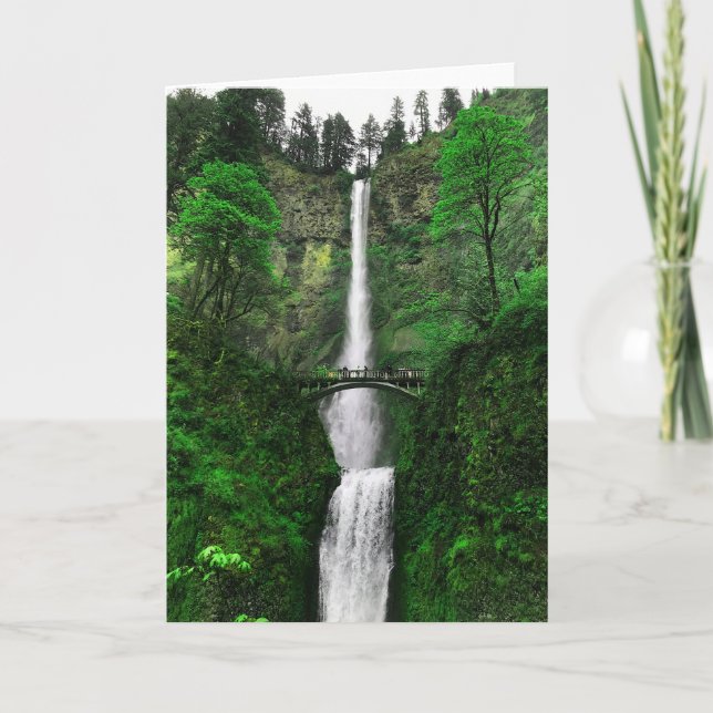 Multnomah Falls #2 Card (Front)
