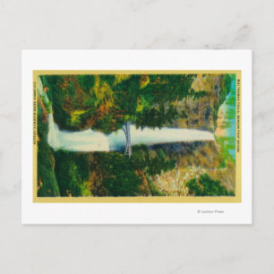Multnomah Falls and Benson Foot Bridge Postcard