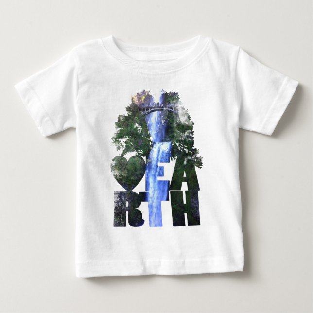 Multnomah falls baby T-Shirt (Front)