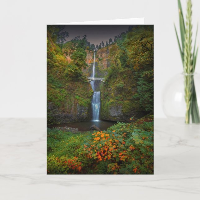 Multnomah Falls | Columbia River Gorge, Oregon Card (Front)