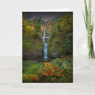 Multnomah Falls   Columbia River Gorge, Oregon Card