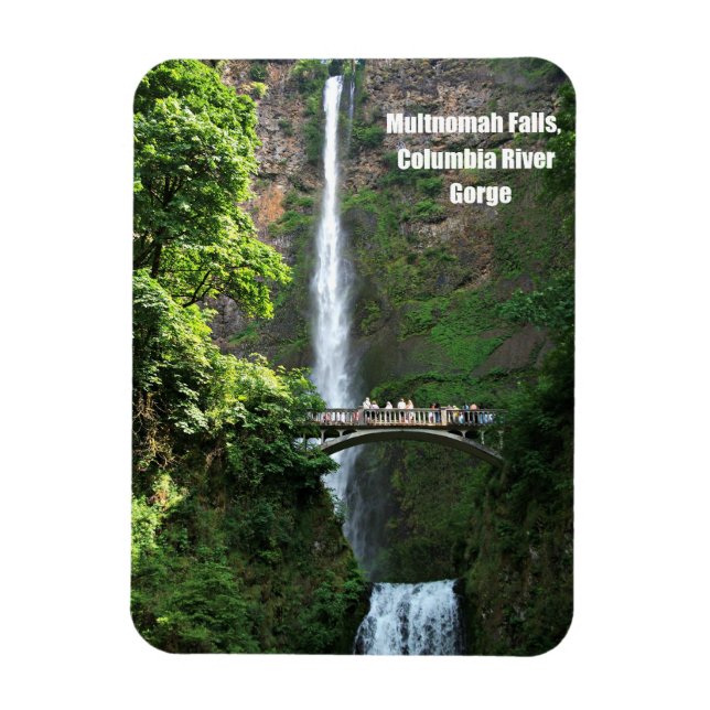 Multnomah Falls, Columbia River Gorge, Oregon Magnet (Vertical)