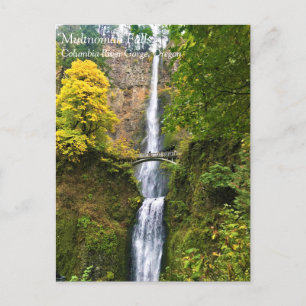 Multnomah Falls, Columbia River Gorge, Oregon Post Postcard