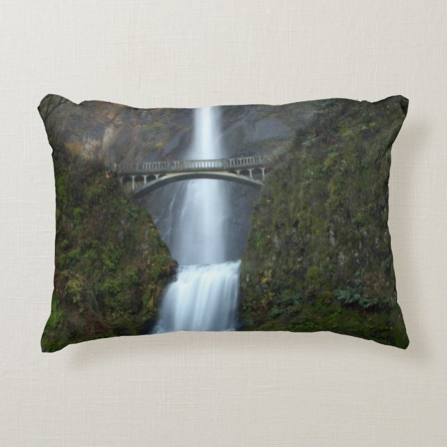 Multnomah Falls Decorative Cushion (Front)