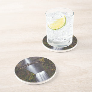 Multnomah Falls in late Autumn Coaster