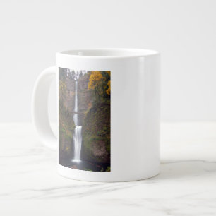 Multnomah Falls in late Autumn Large Coffee Mug