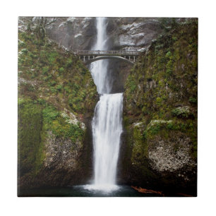 Multnomah Falls in the Columbia Gorge Tile