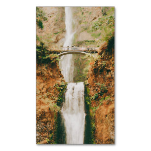 Multnomah Falls Magnetic Business Card