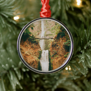 Multnomah Falls  Metal Tree Decoration