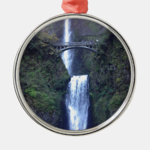 Multnomah Falls Metal Tree Decoration