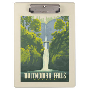 Multnomah Falls   Oregon Clipboard