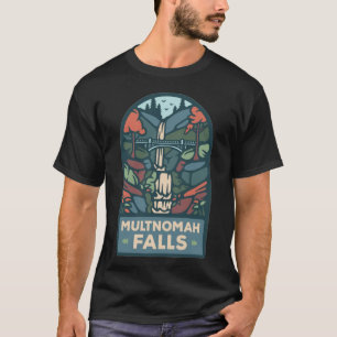 MULTNOMAH FALLS OREGON  T-Shirt