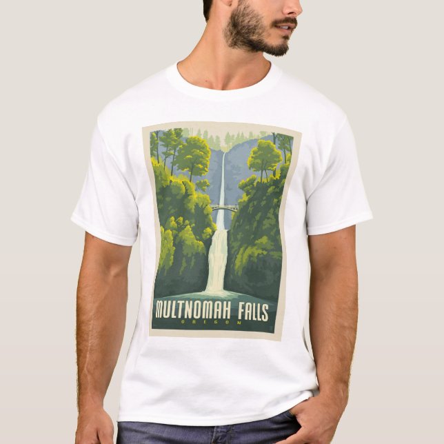 Multnomah Falls | Oregon T-Shirt (Front)
