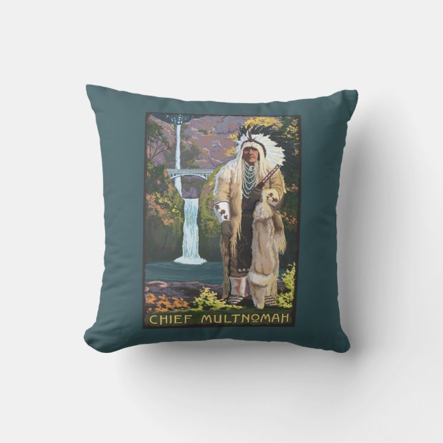 Multnomah Falls, OregonChief Multnomah Cushion (Front)