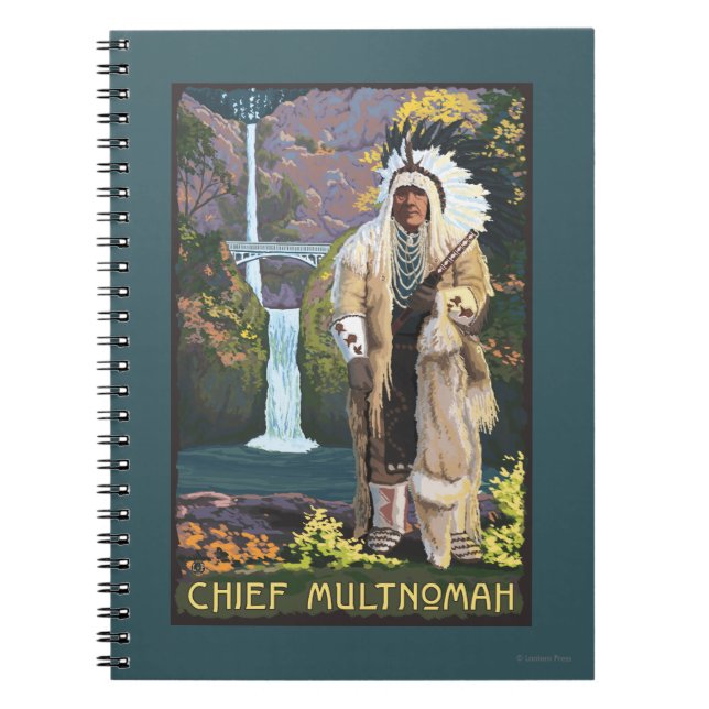 Multnomah Falls, OregonChief Multnomah Notebook (Front)
