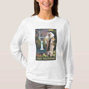 Multnomah Falls, OregonChief Multnomah T-Shirt