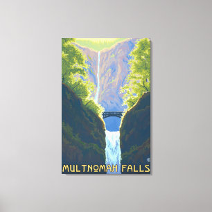 Multnomah Falls, OregonMaiden of the Falls Canvas Print