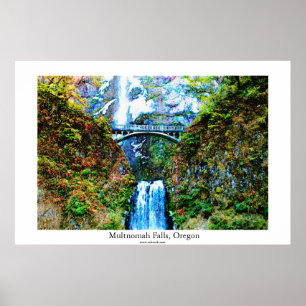 Multnomah Falls Poster