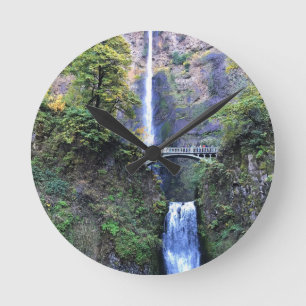 Multnomah Falls Round Clock