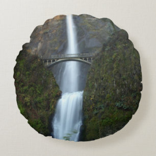 Multnomah Falls Round Cushion
