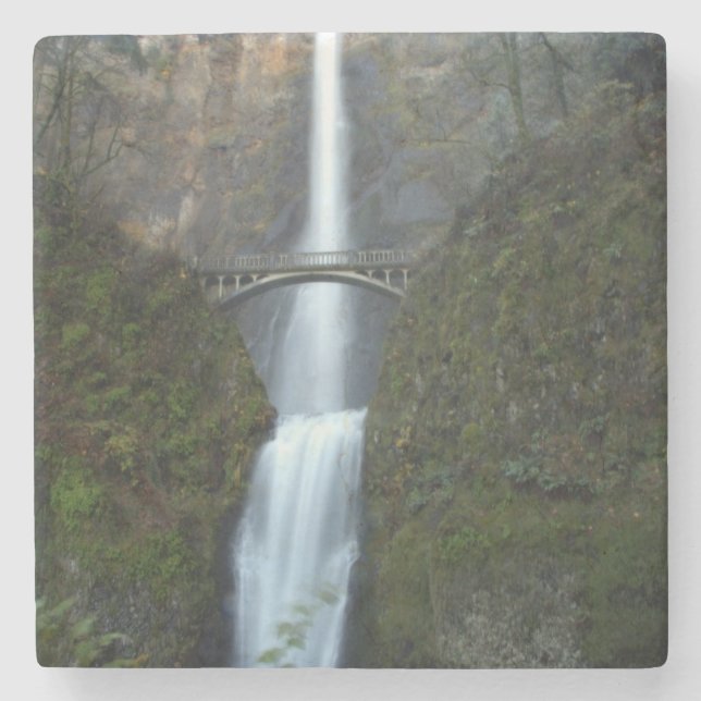 Multnomah Falls Stone Coaster (Front)