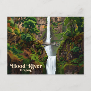 Multnomah Falls USA Postcard