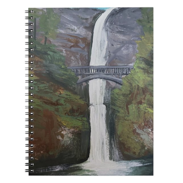 Multnomah Falls View Notebook (Front)