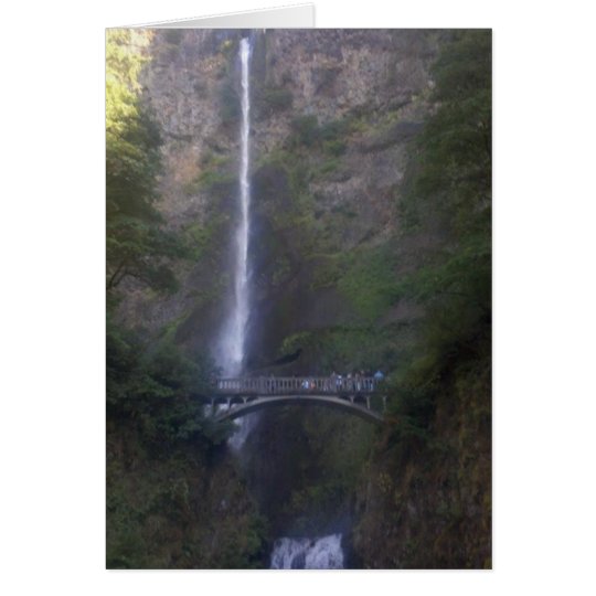 Multnomah Falls Waterfall Card