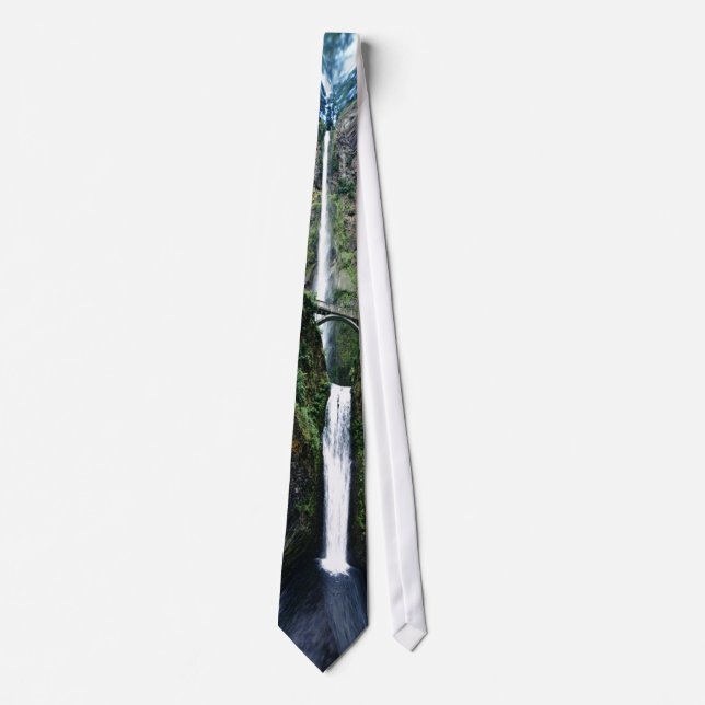 Multnomah Falls Waterfall Tie (Front)