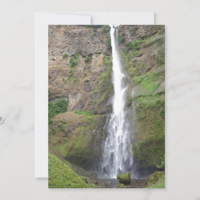 Multomah Falls Wedding Invitations (Front)