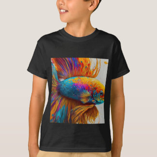 multy colour fighter fish T-Shirt