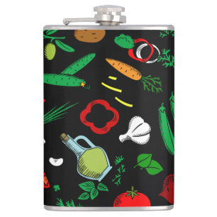 Multycolor Vegetable Flask